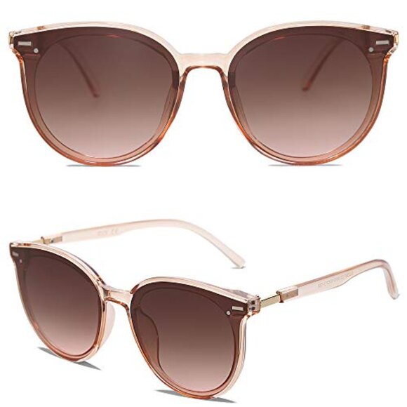 Trendy Round Retro Vintage Sunglasses Oversized Frame Y2K Chic Sunnies main image 7